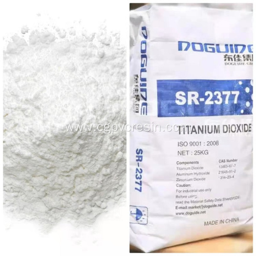 SR2377 Rutile TiO2 MSDS Titanium Dioxide Crystal Pigment